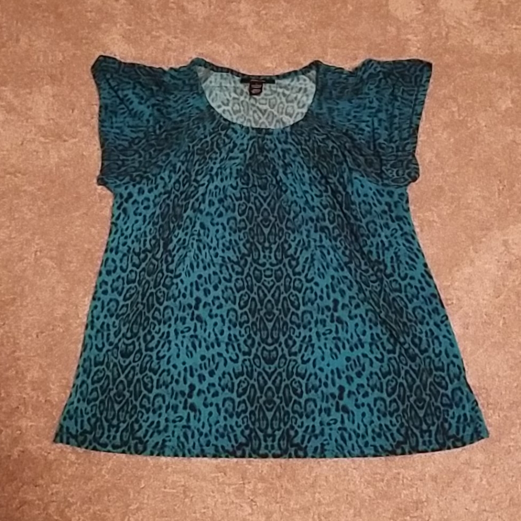 Style And Company Short Sleeve Shirt Size L